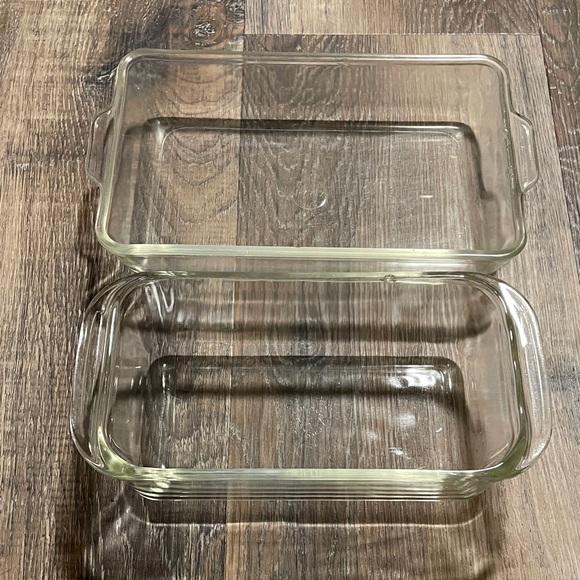 Vintage Pyrex Clear Glass Baking Dish Set - Picture 1 of 6